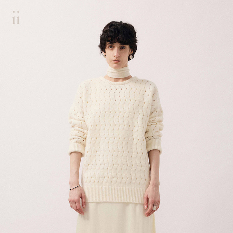 leinwande Snow Slope Intarsia Top ニット LEINWANDE Snow Slope Intarsia Top Knit