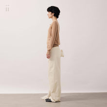 Load image into Gallery viewer, Beige Silk Wool Cardigan