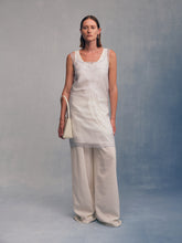 Load image into Gallery viewer, Rice Paper Silk U-neck Dress