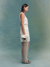 Load image into Gallery viewer, Rice Paper Silk U-neck Dress