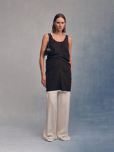 Load image into Gallery viewer, Umber Silk U-neck Dress