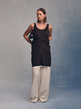 Load image into Gallery viewer, Umber Silk U-neck Dress