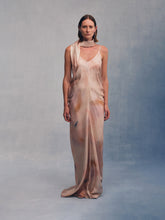 Load image into Gallery viewer, Foggy Blush Silk Silence Dress