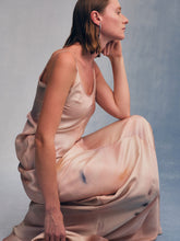 Load image into Gallery viewer, Foggy Blush Silk Silence Dress