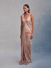Load image into Gallery viewer, Foggy Blush Silk Silence Dress