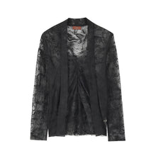 Cargar imagen en el visor de la galería, Black Lace Strap Top