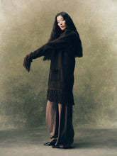 画像をギャラリービューアに読み込む, Cashmere Fringe Cardigan