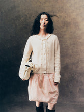 Load image into Gallery viewer, Oat Cashmere Beading Cardigan