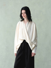 Load image into Gallery viewer, Ivory Gentlewomen Satin Shirt