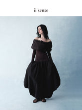 Load image into Gallery viewer, Black Gentle Lily Dress