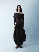 Load image into Gallery viewer, Black Gentle Lily Dress