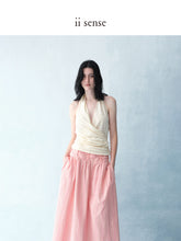 Load image into Gallery viewer, Ivory Cozy Halterneck Top