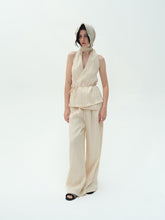 Load image into Gallery viewer, Ivory Halterneck Top