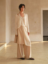 Load image into Gallery viewer, Ivory Summer Linen Set