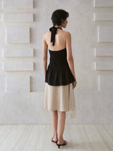 Load image into Gallery viewer, Almond Weave TIe Skirt