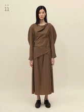 Load image into Gallery viewer, Chestnut Multiways Wrap Dress