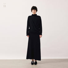 Load image into Gallery viewer, Black Poet Cashmere Dress Set
