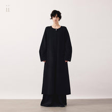 Load image into Gallery viewer, Black Cashmere Cape Coat
