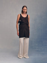 Load image into Gallery viewer, Umber Silk U-neck Dress
