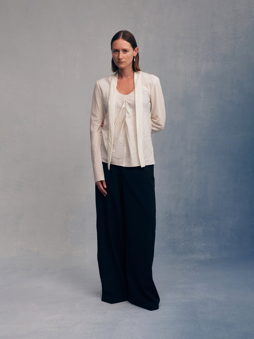 Rice Paper Silk Strap Top