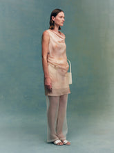 画像をギャラリービューアに読み込む, Foggy Blush Silk Merino Wool Top
