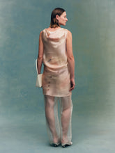画像をギャラリービューアに読み込む, Foggy Blush Silk Merino Wool Top
