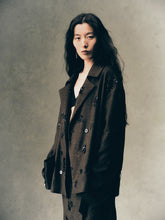 画像をギャラリービューアに読み込む, Umber Embroidery Wide Jacket
