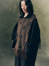 画像をギャラリービューアに読み込む, Umber Embroidery Fringe Vest
