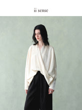 Load image into Gallery viewer, Ivory Gentlewomen Satin Shirt
