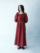 Load image into Gallery viewer, Plum Off Shouler Cozy Dress
