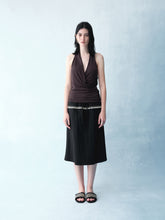 Load image into Gallery viewer, Black Fringe Skirt
