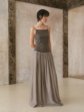 将图片加载到图库查看器，Earl Grey Flowing Dress
