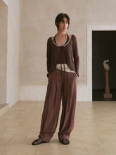 Загрузить изображение в средство просмотра галереи, Plum Summer Linen Set
