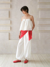 Load image into Gallery viewer, Snow Embroidery Balloon Trousers
