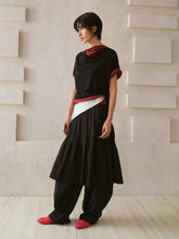 Load image into Gallery viewer, Black Cozy Wide-neck Tee
