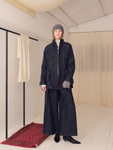 将图片加载到图库查看器，Antique Denim Smart Coat

