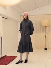 画像をギャラリービューアに読み込む, Grey Stripes Wool Blazer
