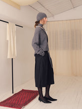 将图片加载到图库查看器，Light Grey Cashmere Layered Collar Sweater
