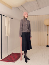 将图片加载到图库查看器，Stone Wool Button-up Cardigan
