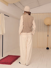 画像をギャラリービューアに読み込む, Oat Cashmere Tie-up Knit Top
