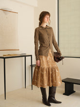 Carica l'immagine nel visualizzatore di Gallery, Autumn Buttonup Merino Wool Top
