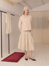Load image into Gallery viewer, Almond Pleated Skirt
