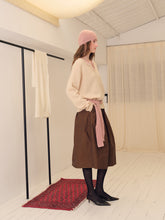 Load image into Gallery viewer, Umber Cotton Round Skirt
