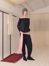 Load image into Gallery viewer, Stone Pleated Off-shoulder Top
