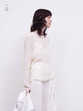 Load image into Gallery viewer, Ivory Silk Cozy Top
