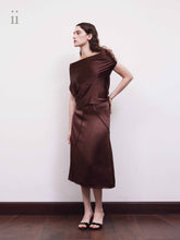 Load image into Gallery viewer, Umber Soft SIlk Skirt
