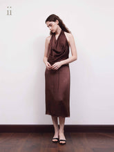 Load image into Gallery viewer, Umber Soft SIlk Skirt
