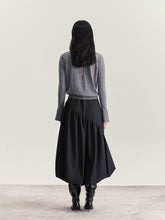 Load image into Gallery viewer, Charcoal Diagonal Skirt
