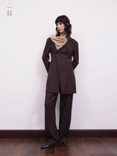 Cargar imagen en el visor de la galería, Umber Wool Suit Trousers
