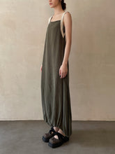 Load image into Gallery viewer, Olive Asymmetric Strap Dress
